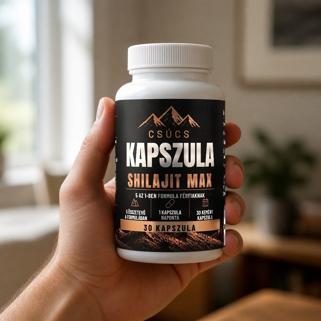 CSÚCS Shilajit Max a kézben